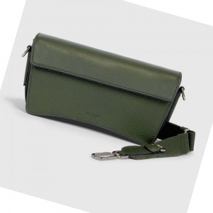 Bolsa De Hombro Ecco TEXTUREBLOCK PINCH COMPACT Hombre Verdes | México 145BEX