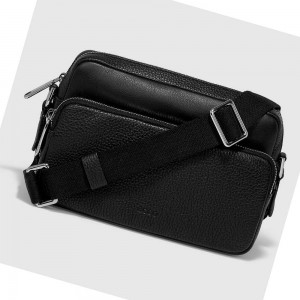 Bolsa De Hombro Ecco Textureblock Camera Mujer Negros | México 514LIS