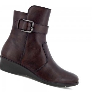 Botas Ecco Finola Ankle Mujer Cafes | México 8TCE