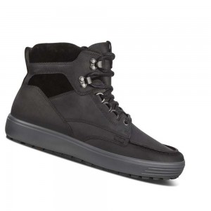 Botas Ecco Soft 7 Tred Ankle Hombre Negros | México 45ZUT