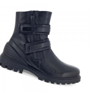 Botas Ecco Tredtray Moto Mujer Negros | México 80AHK