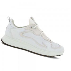 Tenis Ecco St.1 Laced Hombre Blancos | México 275BEX