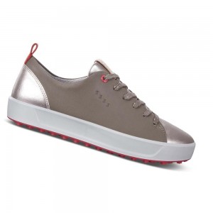 Tenis Golf Ecco Soft Mujer Grises | México 740QMA