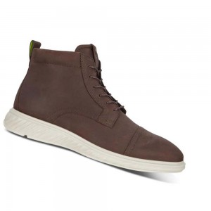 Zapatos Casual Ecco St.1 Hybrid Lite Toe Cap Hombre Cafes | México 414GSO