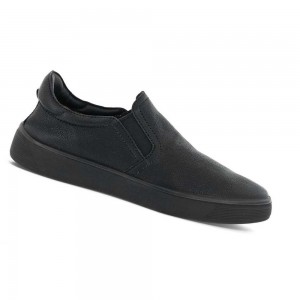 Zapatos Casual Ecco Street Tray Retro Slip-on Hombre Negros | México 40NWY