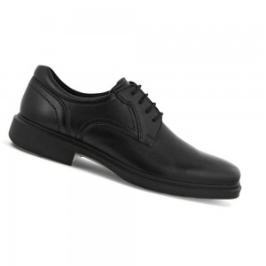 Zapatos de Vestir Ecco Helsinki 2.0 Plain Toe Tie Hombre Negros | México 395ILH