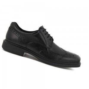 Zapatos de Vestir Ecco Helsinki 2.0 Wing Tip Tie Hombre Negros | México 394OKI