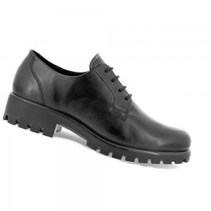 Zapatos de Vestir Ecco Modtray Tie Mujer Negros | México 767MQZ