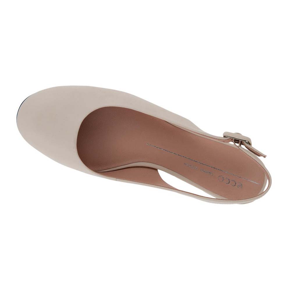 Bailarinas Ecco Anine Sling-back Mujer Beige | México 97ZUT