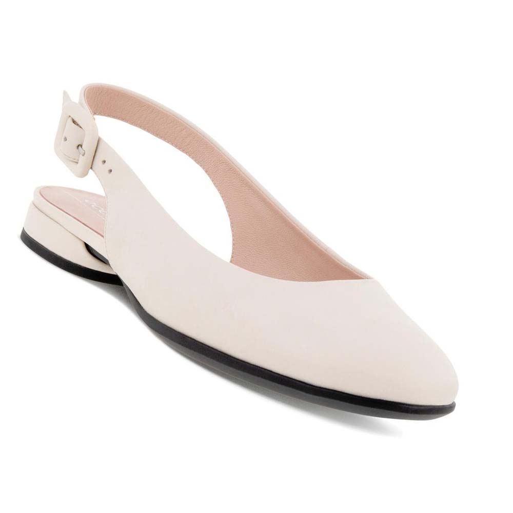 Bailarinas Ecco Anine Sling-back Mujer Beige | México 97ZUT