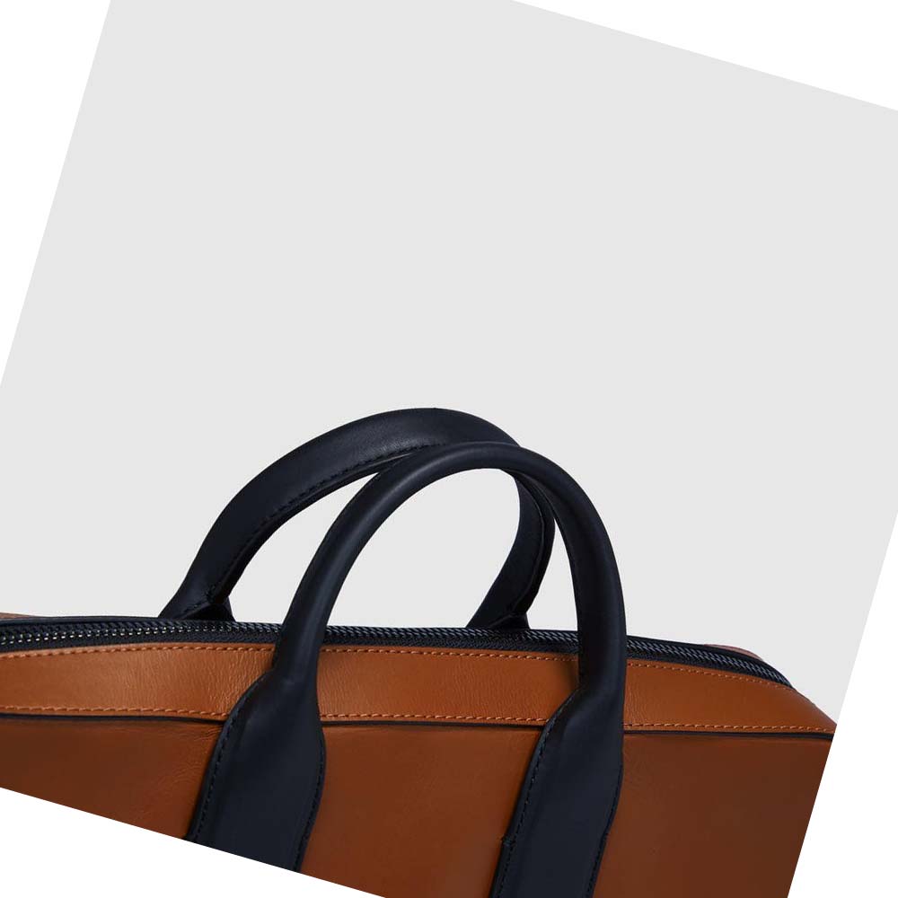 Bolsa De Hombro Ecco City Laptop Hombre Marrom | México 160OKI