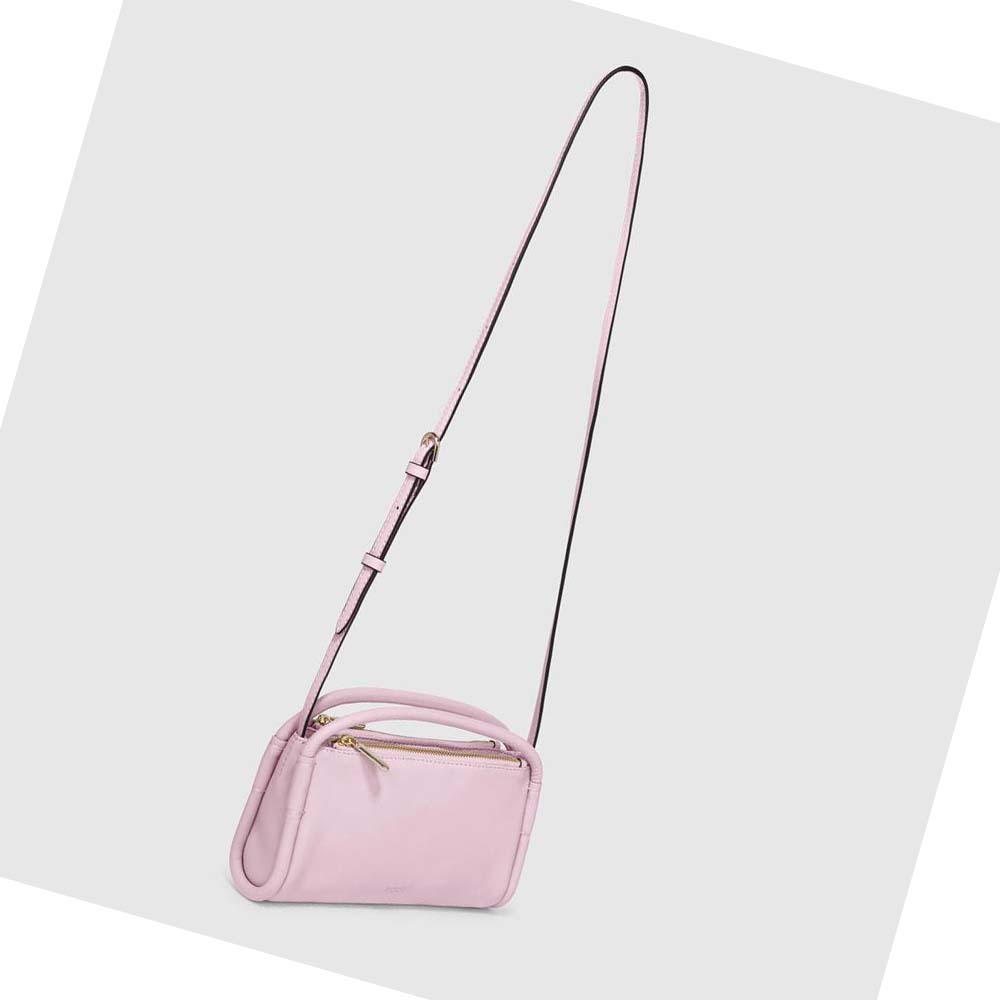 Bolsa De Hombro Ecco Contact Crossbody Mujer Rosas | México 525ILH