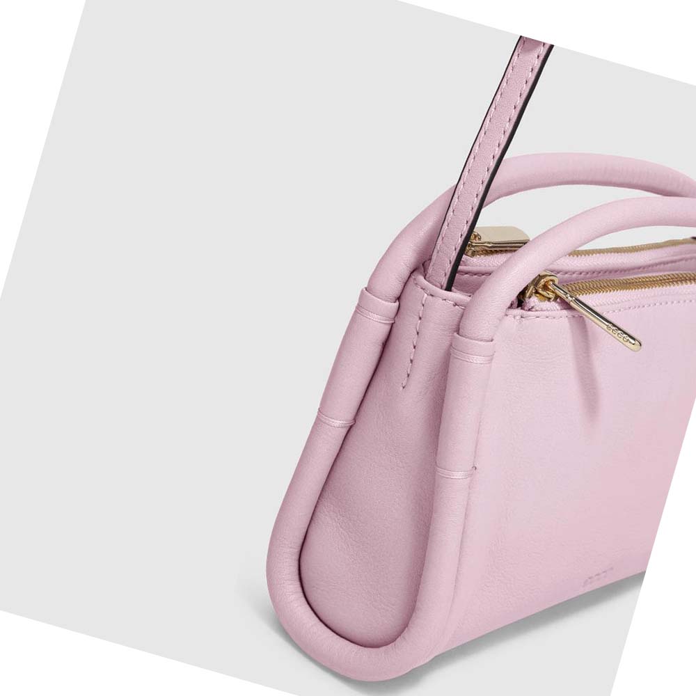 Bolsa De Hombro Ecco Contact Crossbody Mujer Rosas | México 525ILH