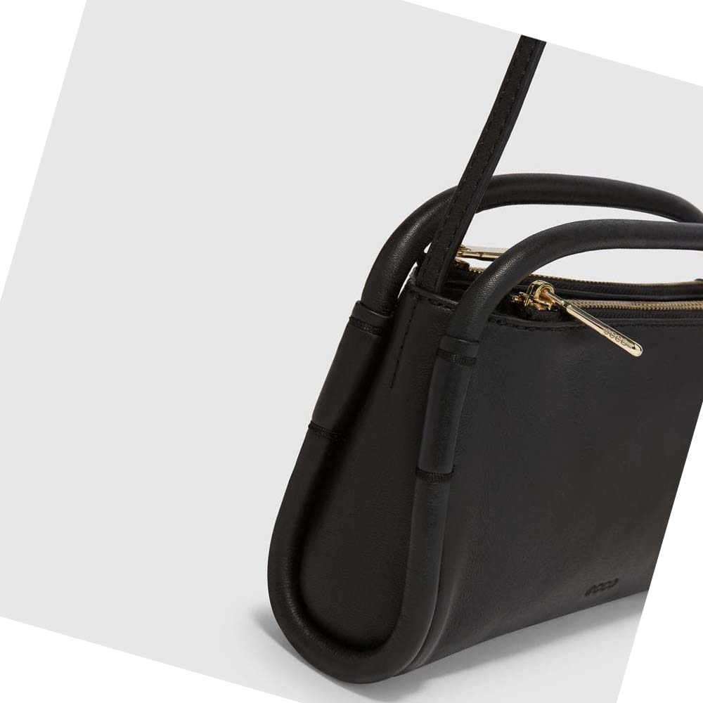 Bolsa De Hombro Ecco Contact Crossbody Mujer Negros | México 524OKI