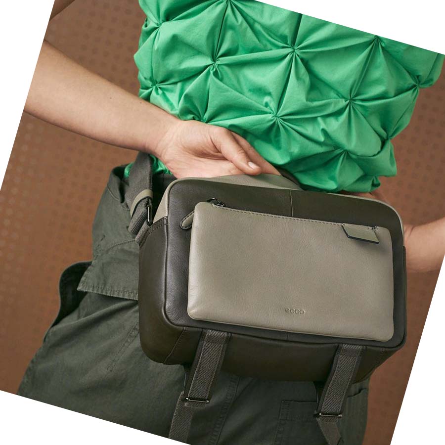 Bolsa De Hombro Ecco Journey Camera Hombre Verdes | México 156DFM