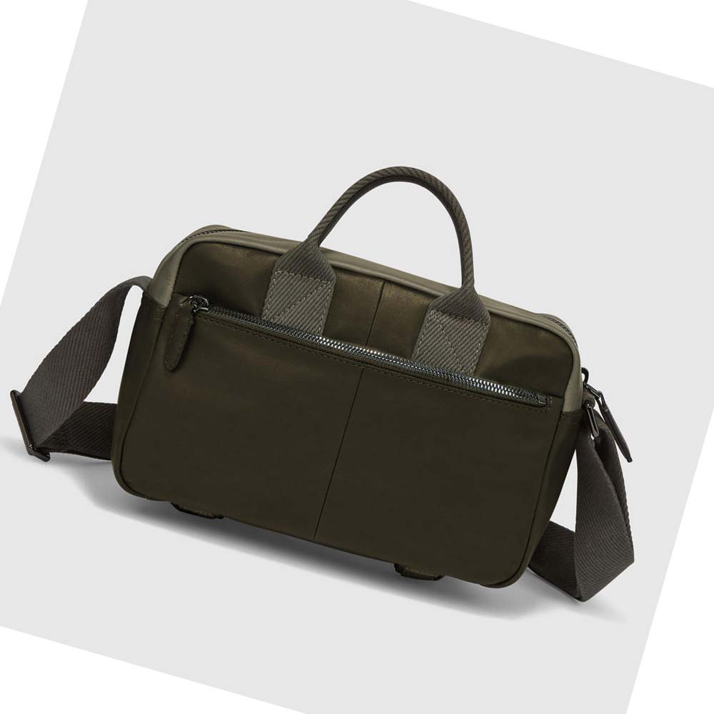 Bolsa De Hombro Ecco Journey Camera Hombre Verdes | México 156DFM