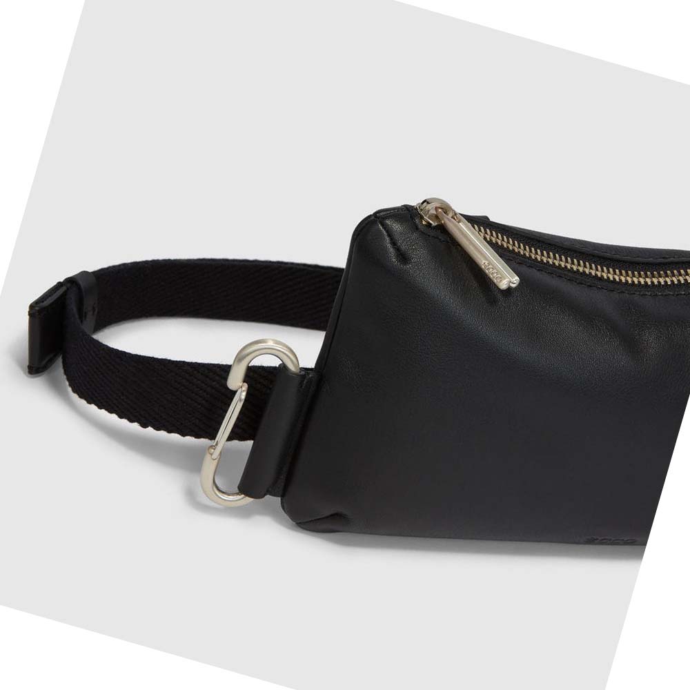 Bolsa De Hombro Ecco Pillow Waist Mujer Negros | México 516JPQ