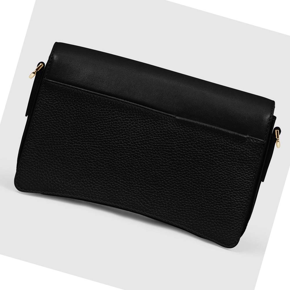 Bolsa De Hombro Ecco TEXTUREBLOCK PINCH FULL SIZE Mujer Negros | México 509BEX