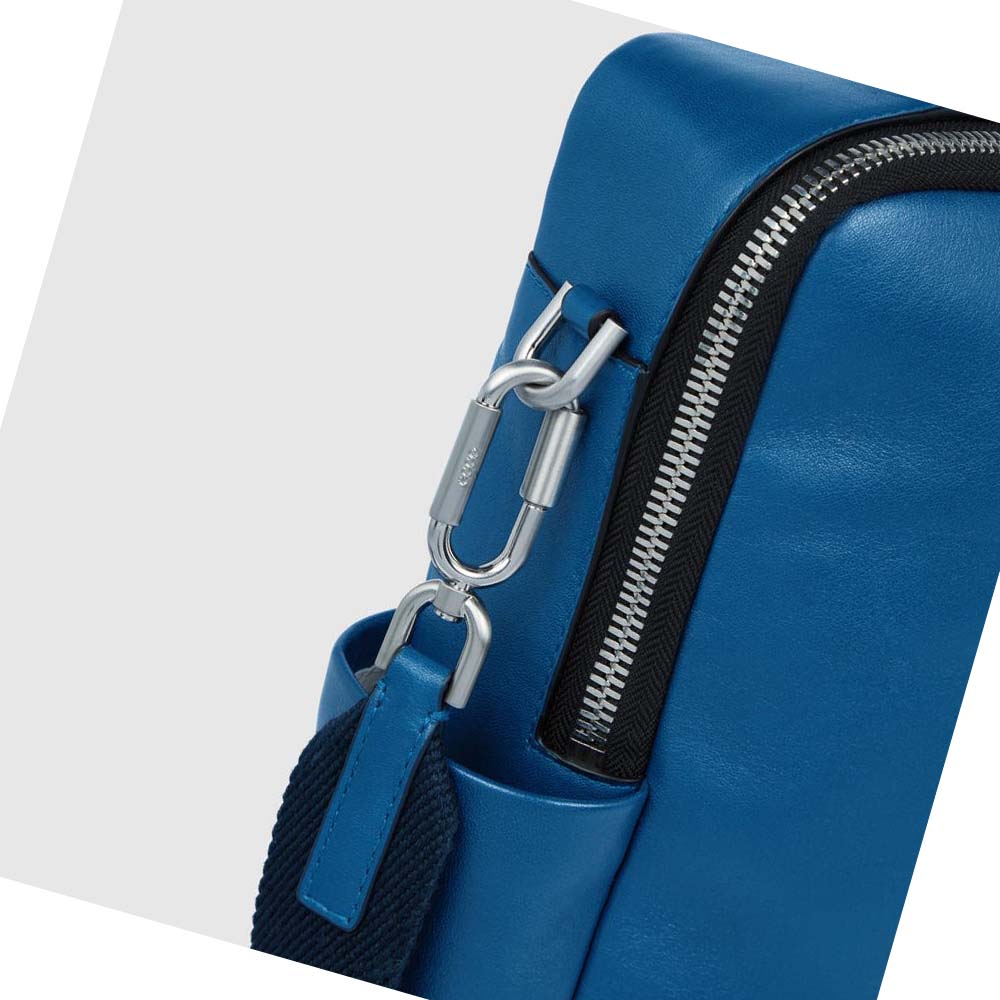 Bolsa de Mano Ecco CERAMIC TECH-BAG COMPACT Hombre Azules | México 19ZUT