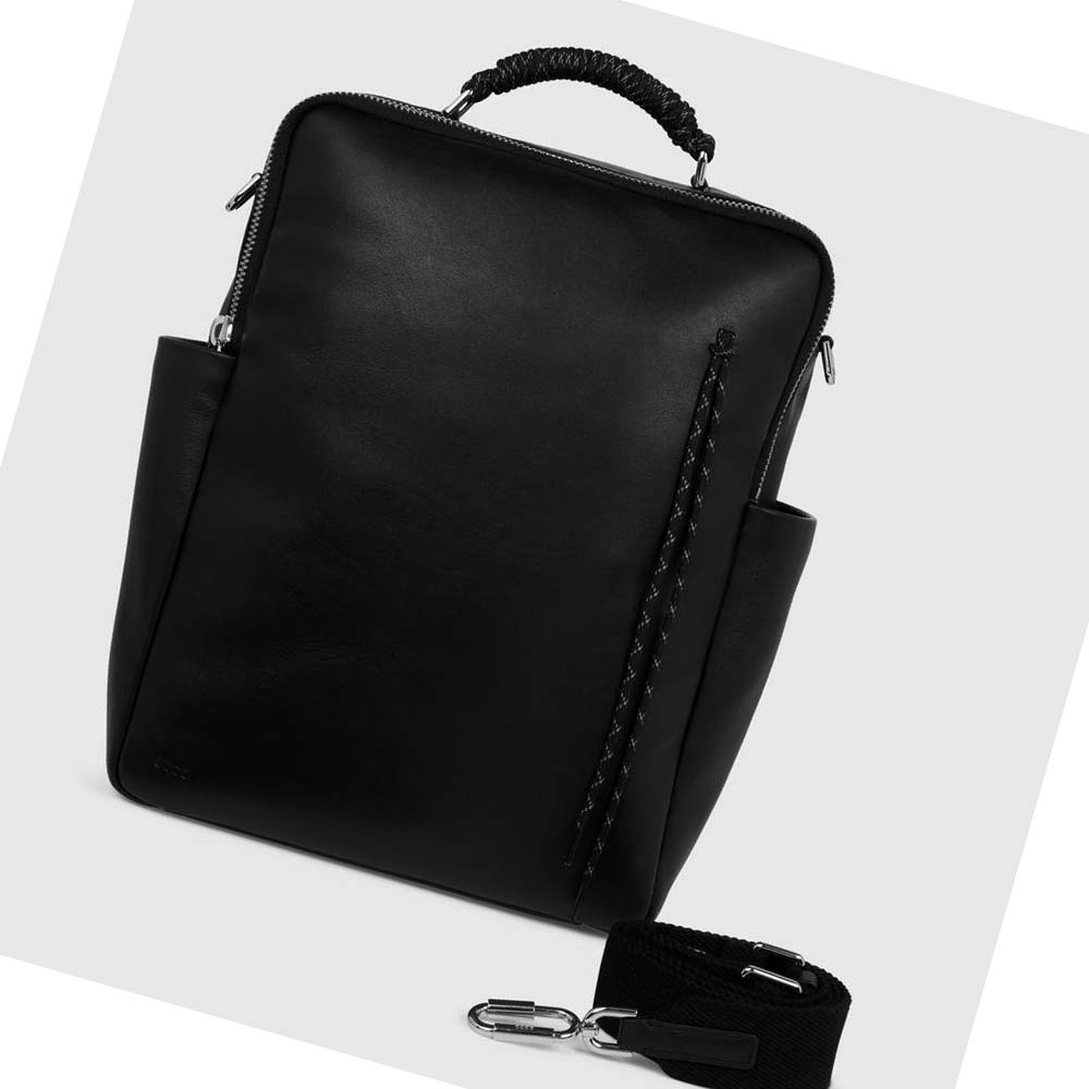 Bolsa de Mano Ecco CERAMIC TECH-BAG FULL Hombre Negros | México 198VRW