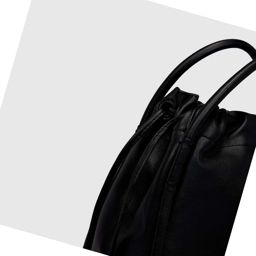 Bolsa de Mano Ecco Contact Drawstring Mujer Negros | México 561BEX