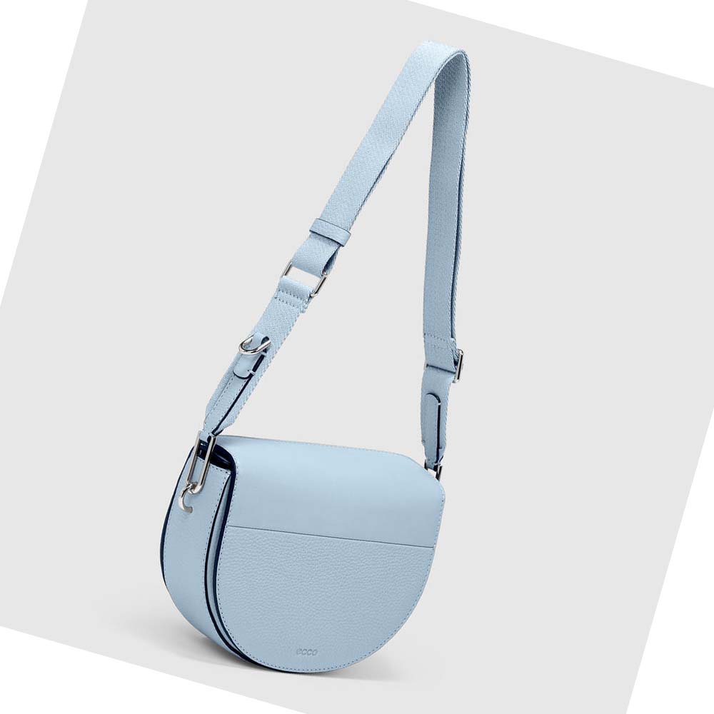 Bolsa de Mano Ecco Textureblock Saddle Mujer Azules | México 553YXF