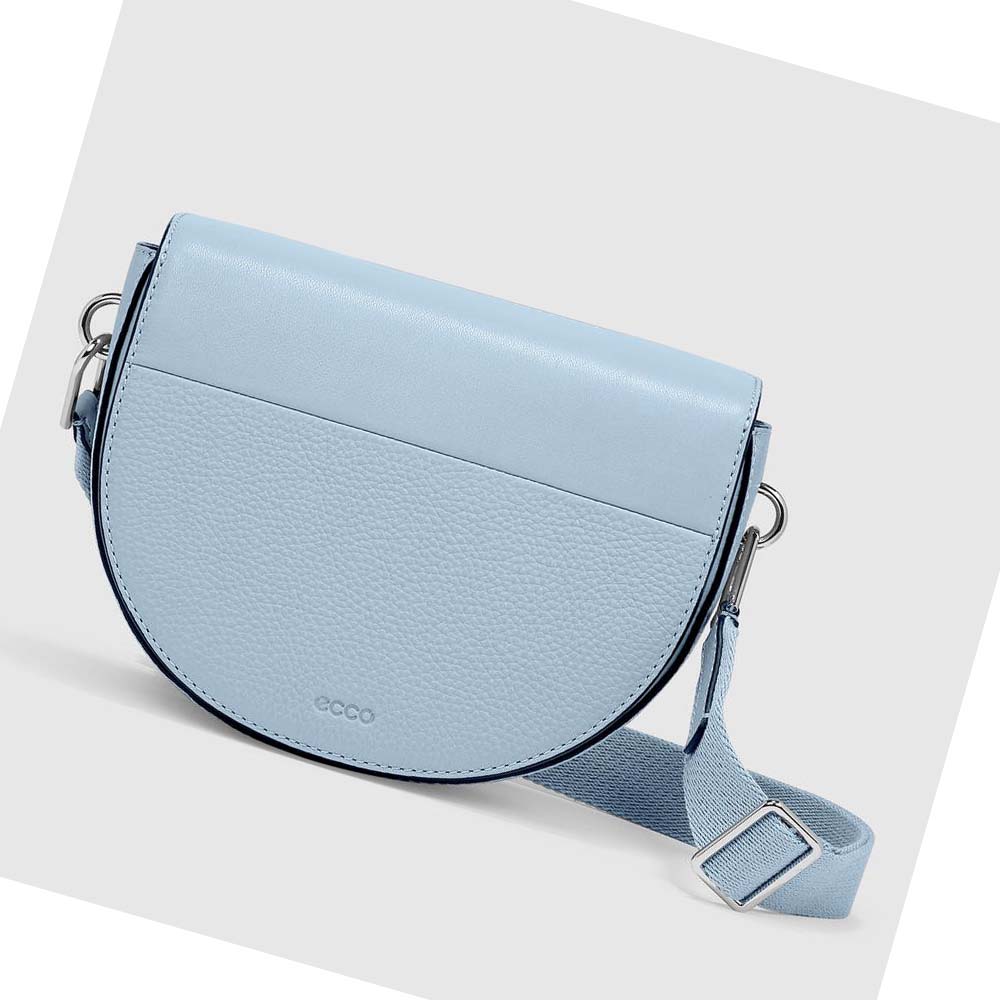 Bolsa de Mano Ecco Textureblock Saddle Mujer Azules | México 553YXF