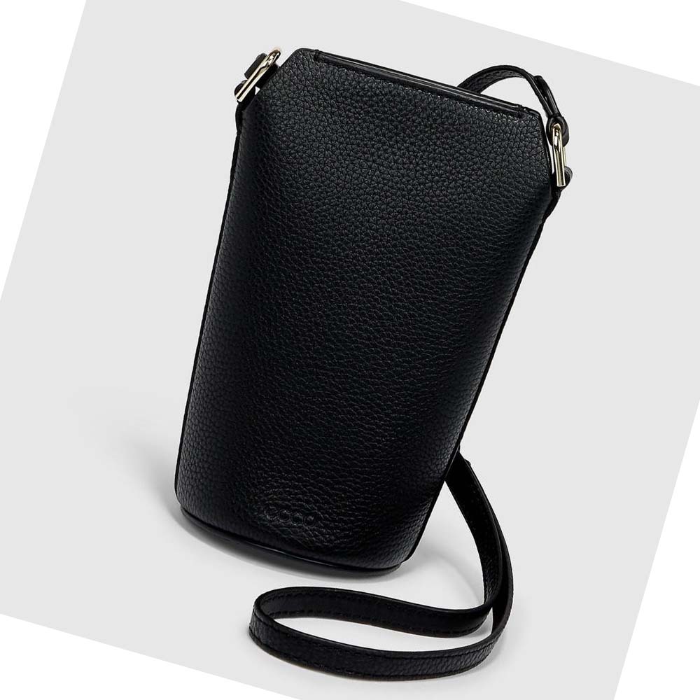 Bolsas Ecco Textureblocks Pot Hombre Negros Negros | México 218EBC