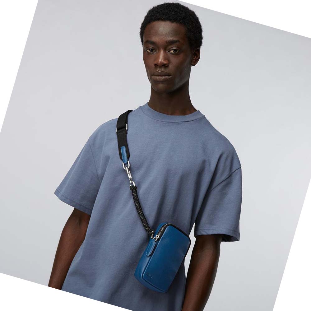 Bolso Pequeño Ecco CERAMIC MIDI Hombre Azules | México 177KOR