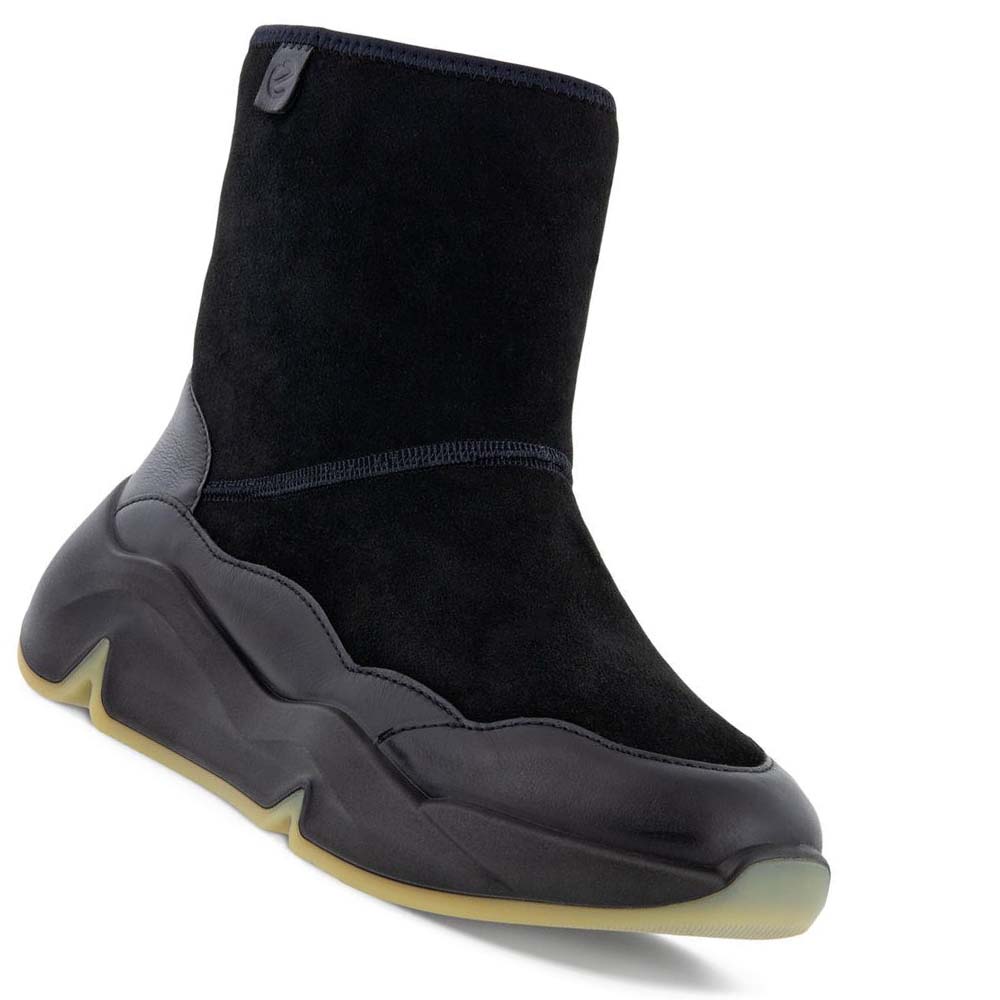 Botas Ecco Chunky Hygge Mujer Negros | México 93BEX