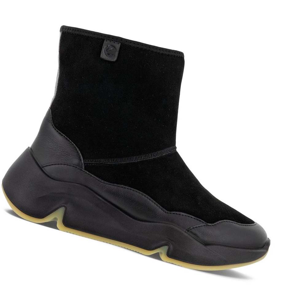 Botas Ecco Chunky Hygge Mujer Negros | México 93BEX