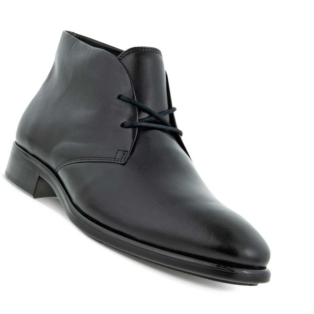 Botas Ecco Citytray Chukka Hombre Negros | México 468DFM