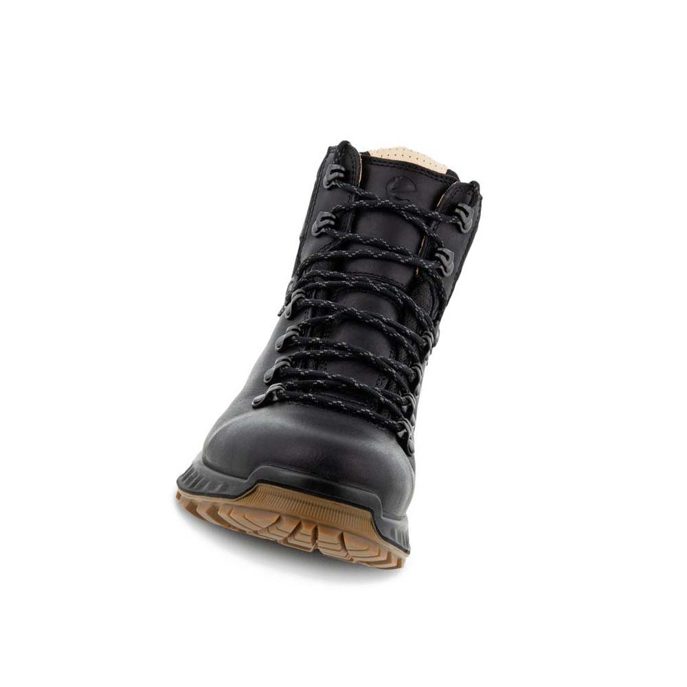 Botas Ecco Exohike Retro Hiker Hombre Negros | México 467FDN