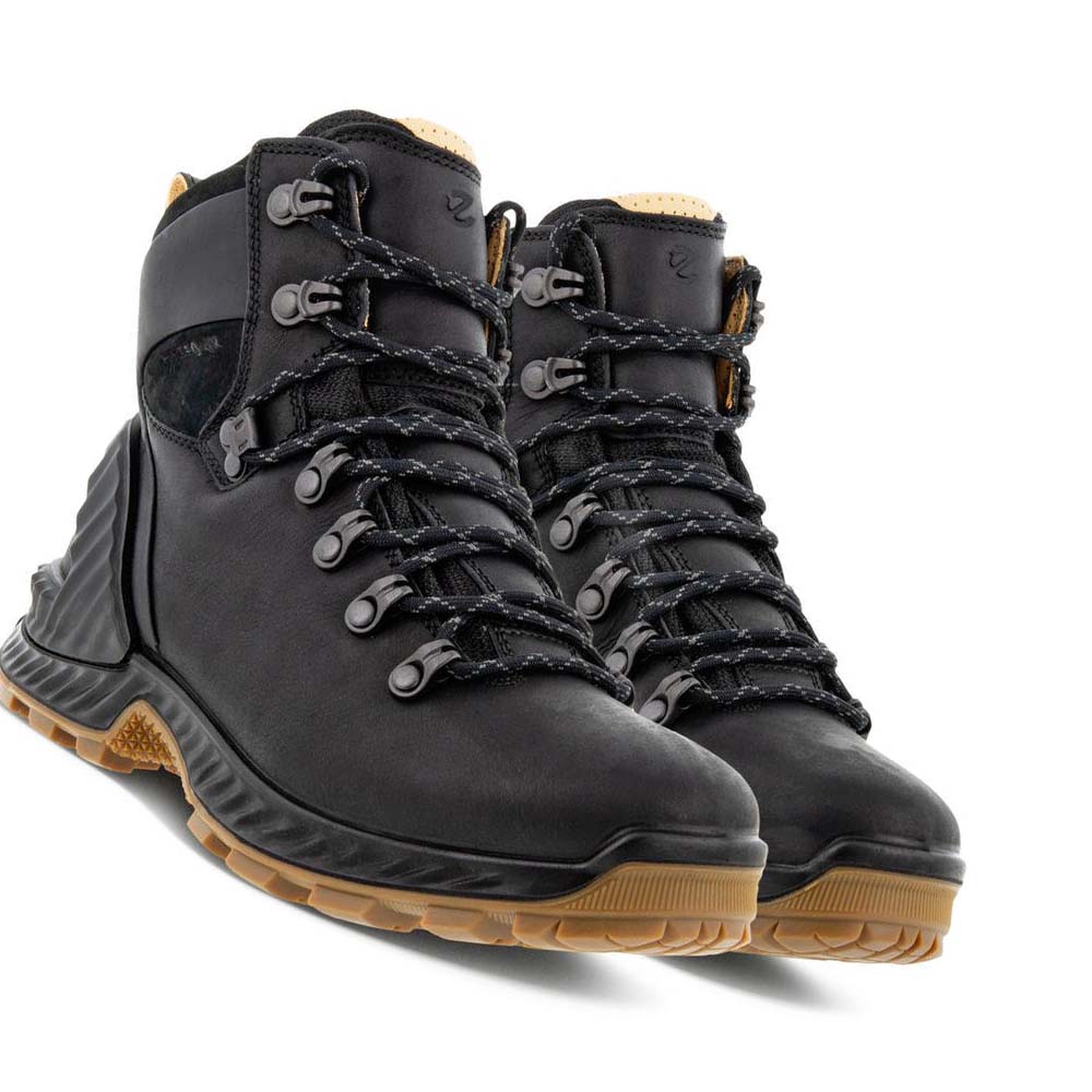 Botas Ecco Exohike Retro Hiker Mujer Negros | México 92NWY