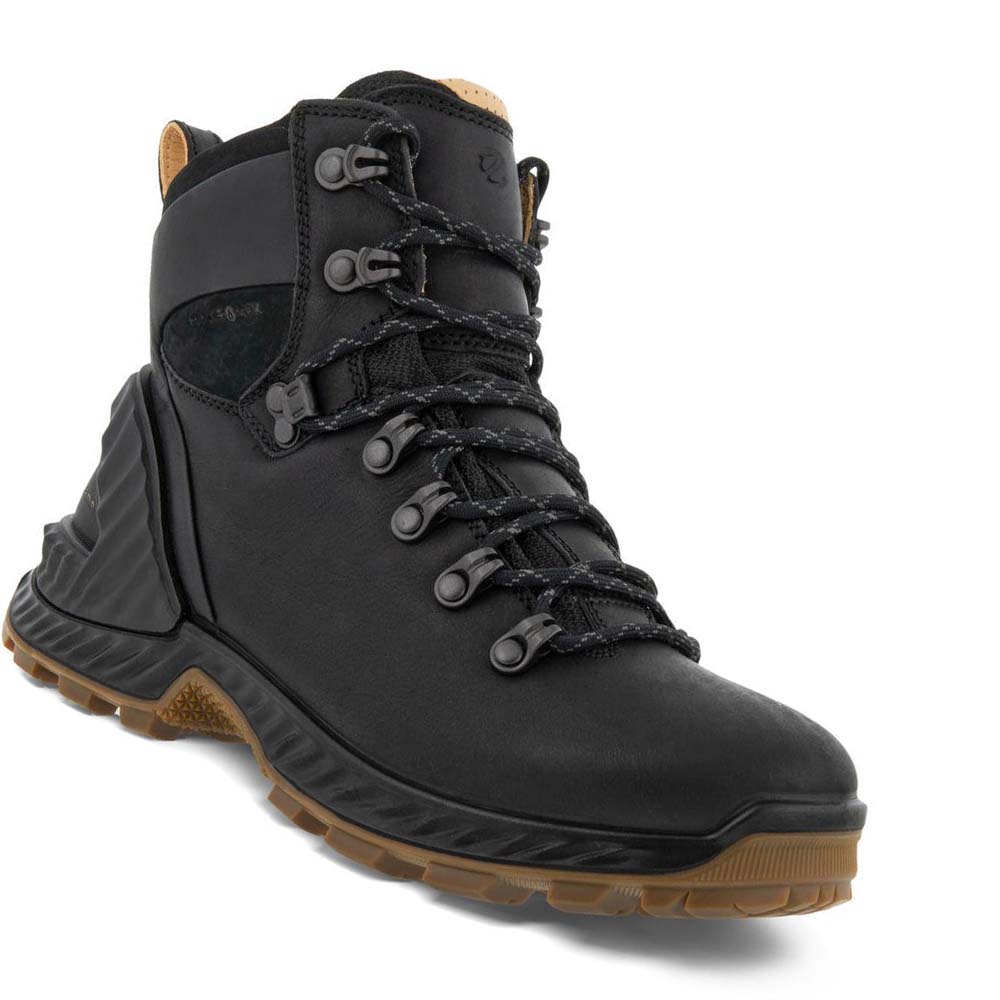 Botas Ecco Exohike Retro Hiker Mujer Negros | México 92NWY