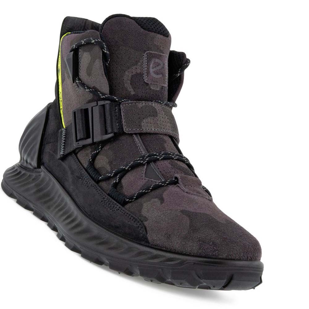 Botas Ecco Exostrike Gtx Buckle Hombre Grises Negros | México 466GSO