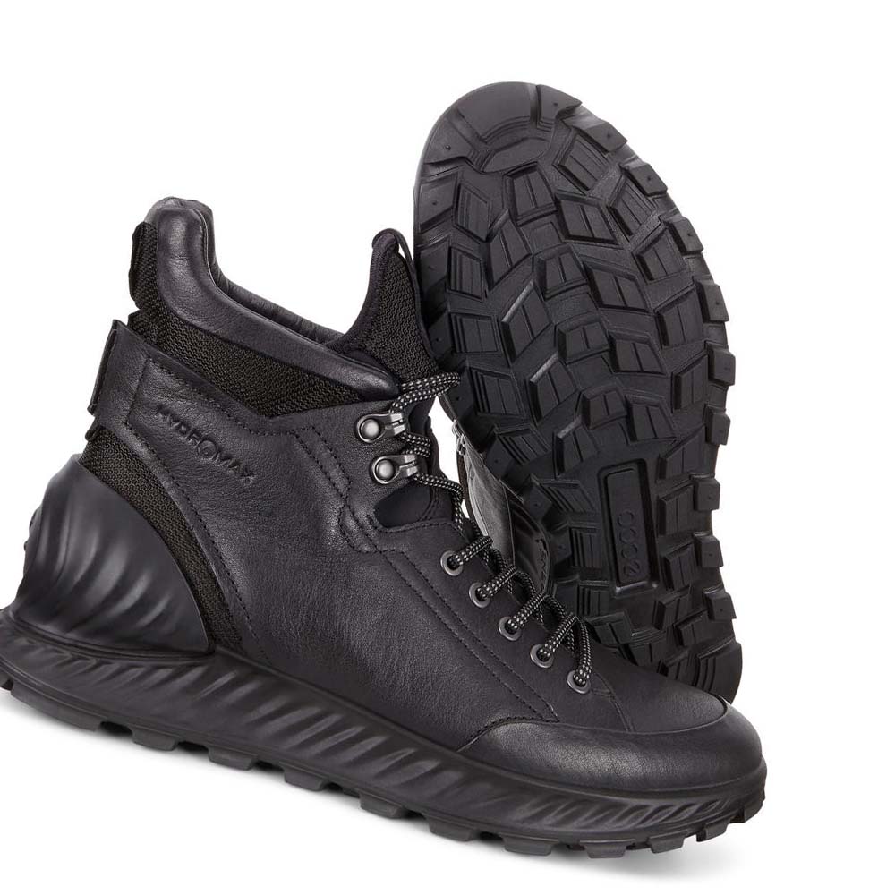 Botas Ecco Exostrike Hydromax Hombre Negros | México 464JPQ