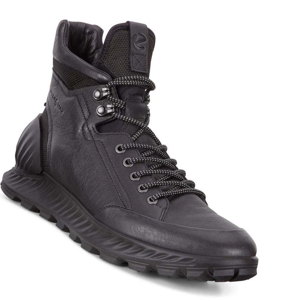 Botas Ecco Exostrike Hydromax Hombre Negros | México 464JPQ