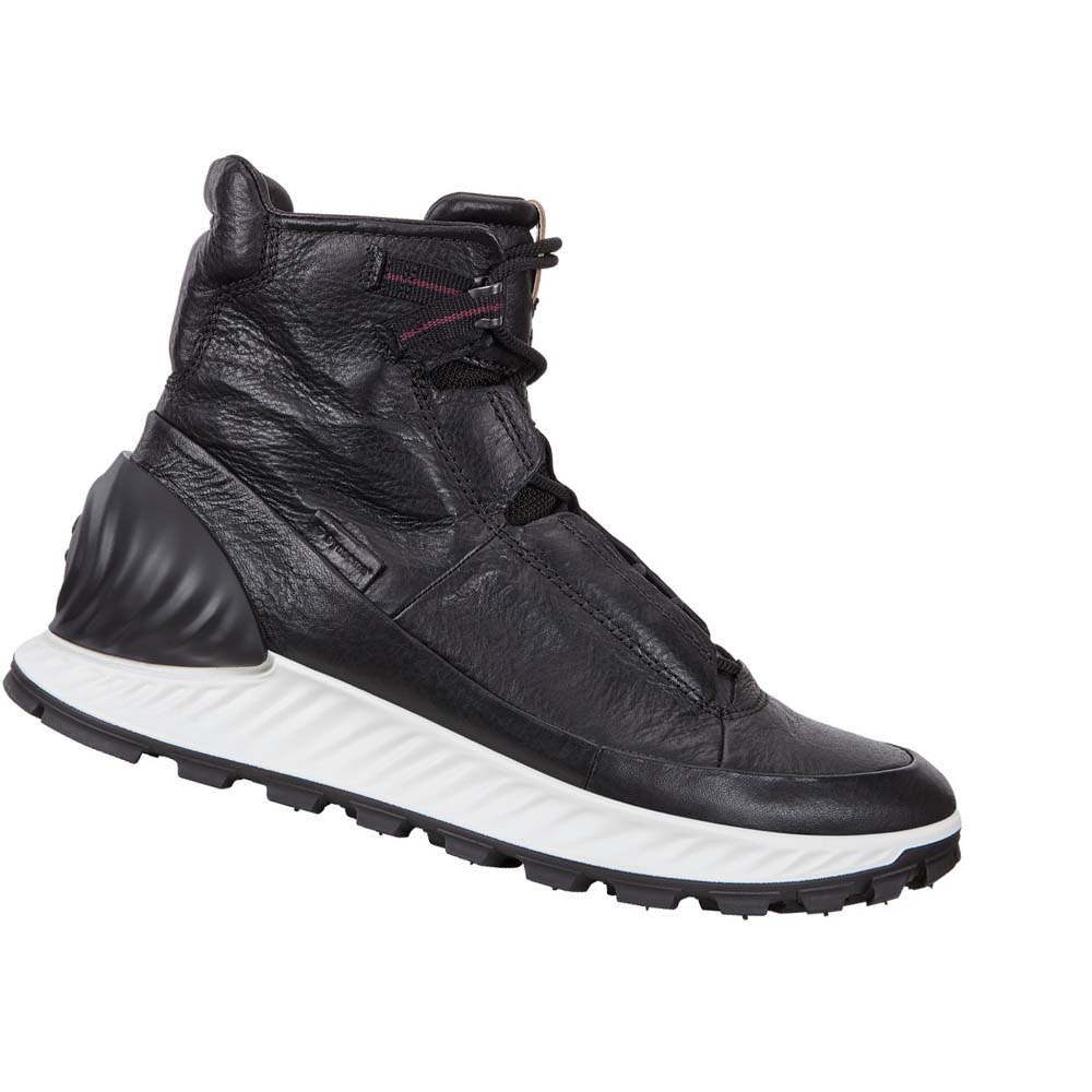 Botas Ecco Exostrike Mid Hombre Negros | México 463KOR