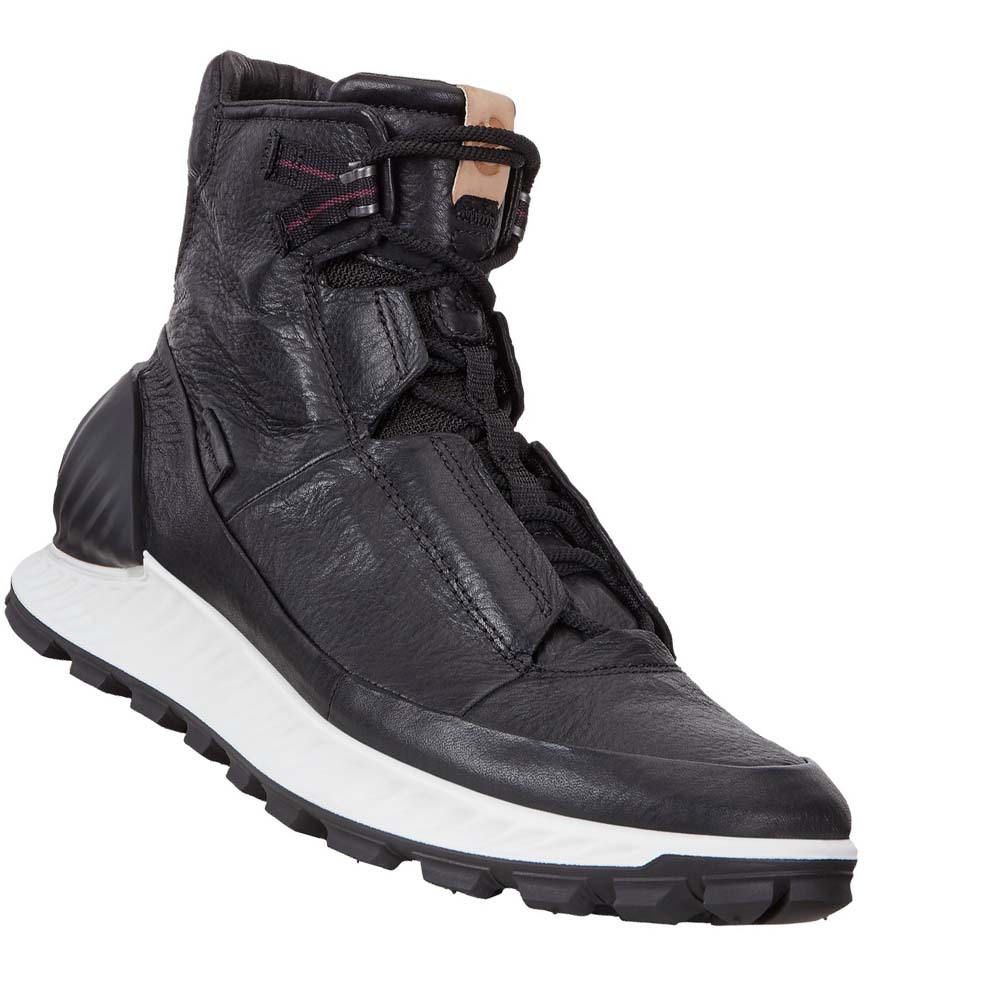 Botas Ecco Exostrike Mid Hombre Negros | México 463KOR