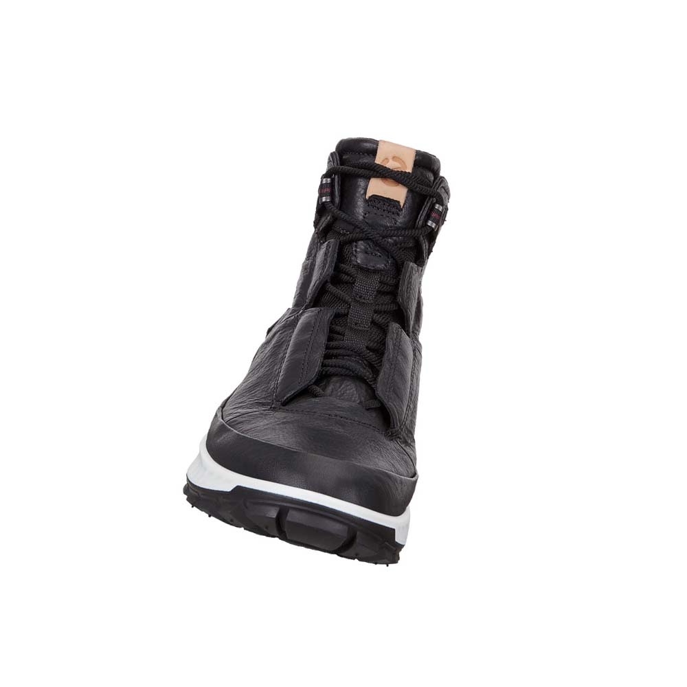 Botas Ecco Exostrike Mid Hombre Negros | México 463KOR