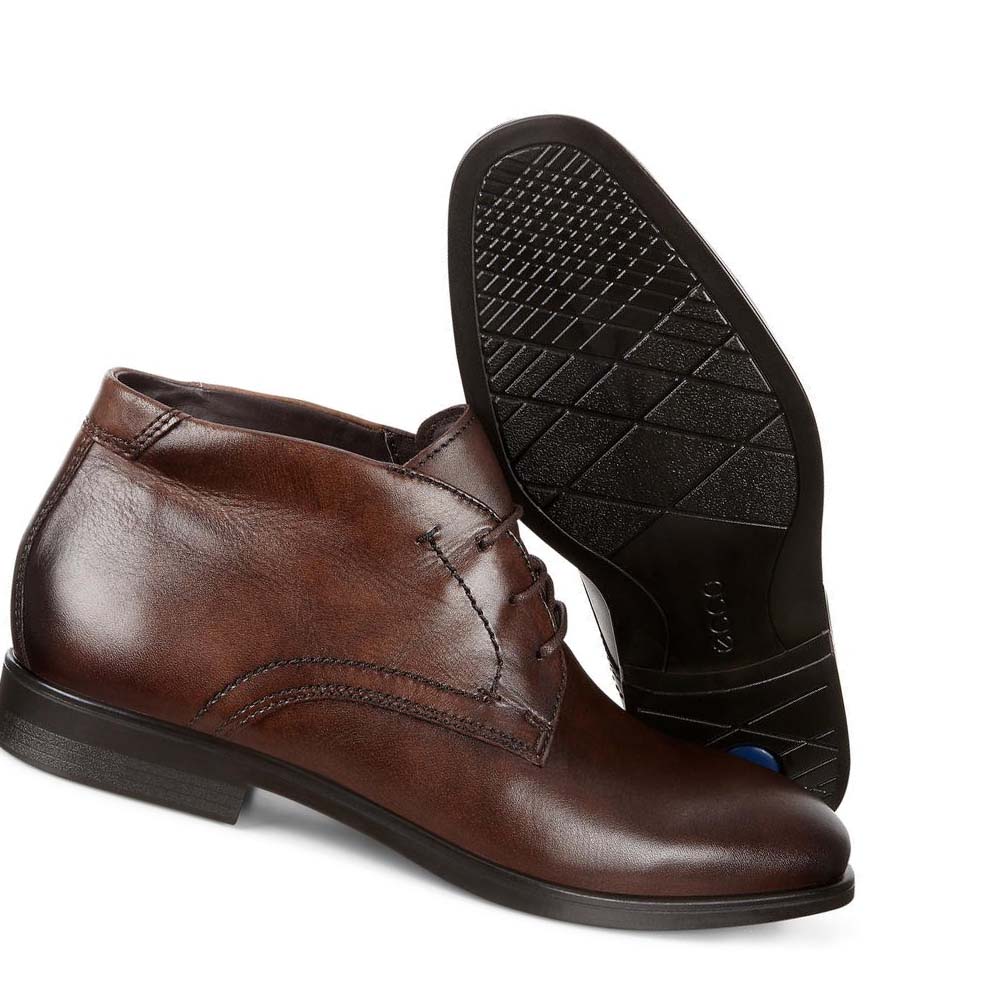 Botas Ecco Melbourne Dress Hombre Marrom | México 461ZUT