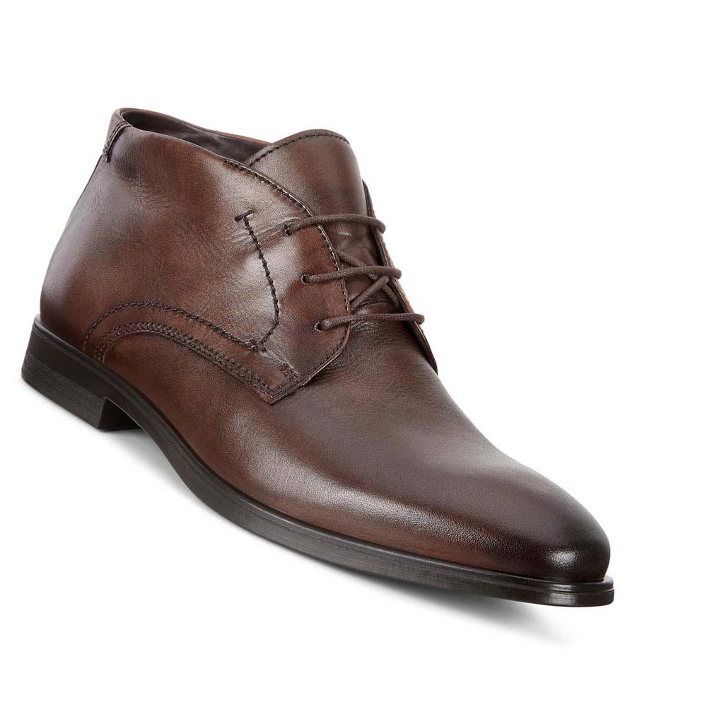 Botas Ecco Melbourne Dress Hombre Marrom | México 461ZUT