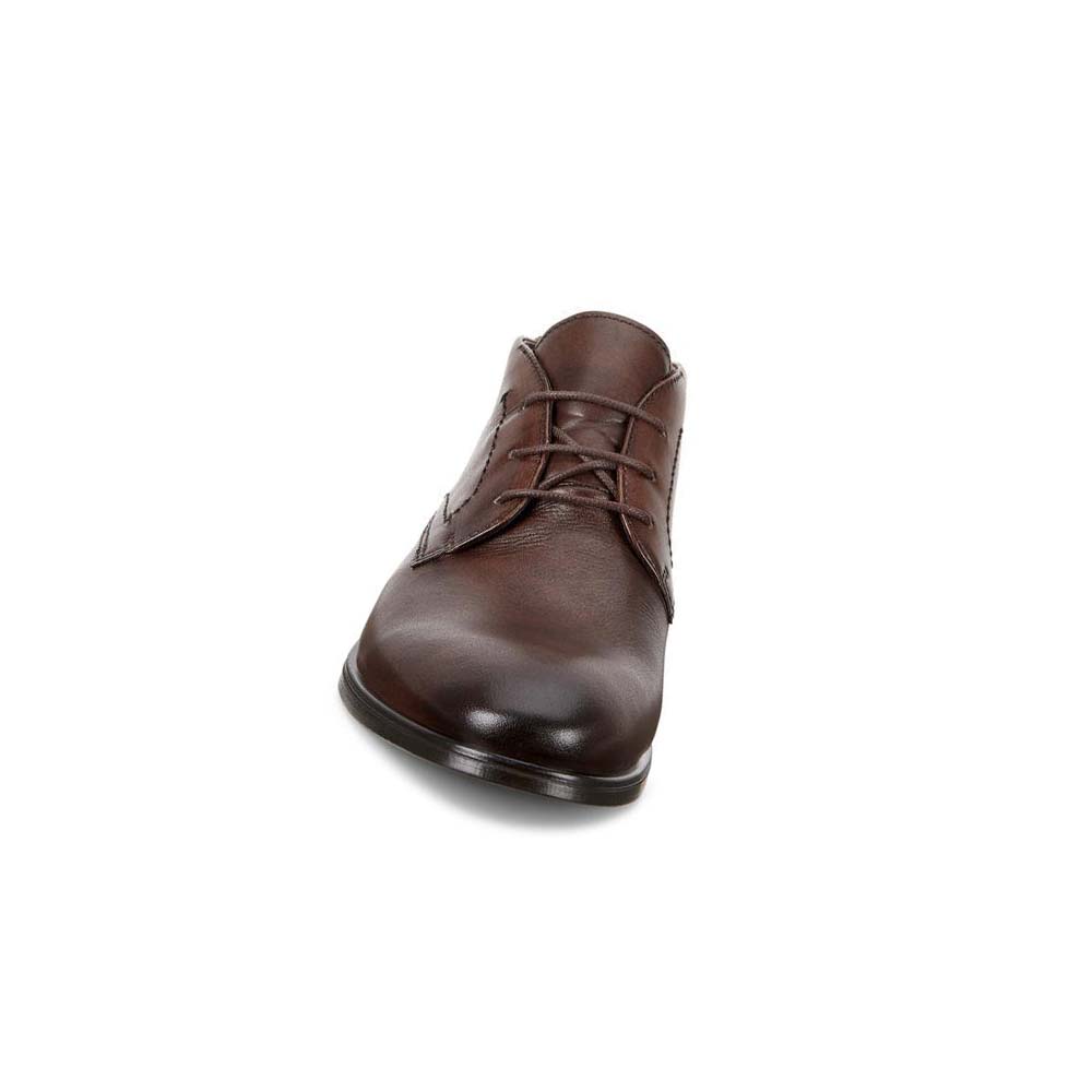 Botas Ecco Melbourne Dress Hombre Marrom | México 461ZUT