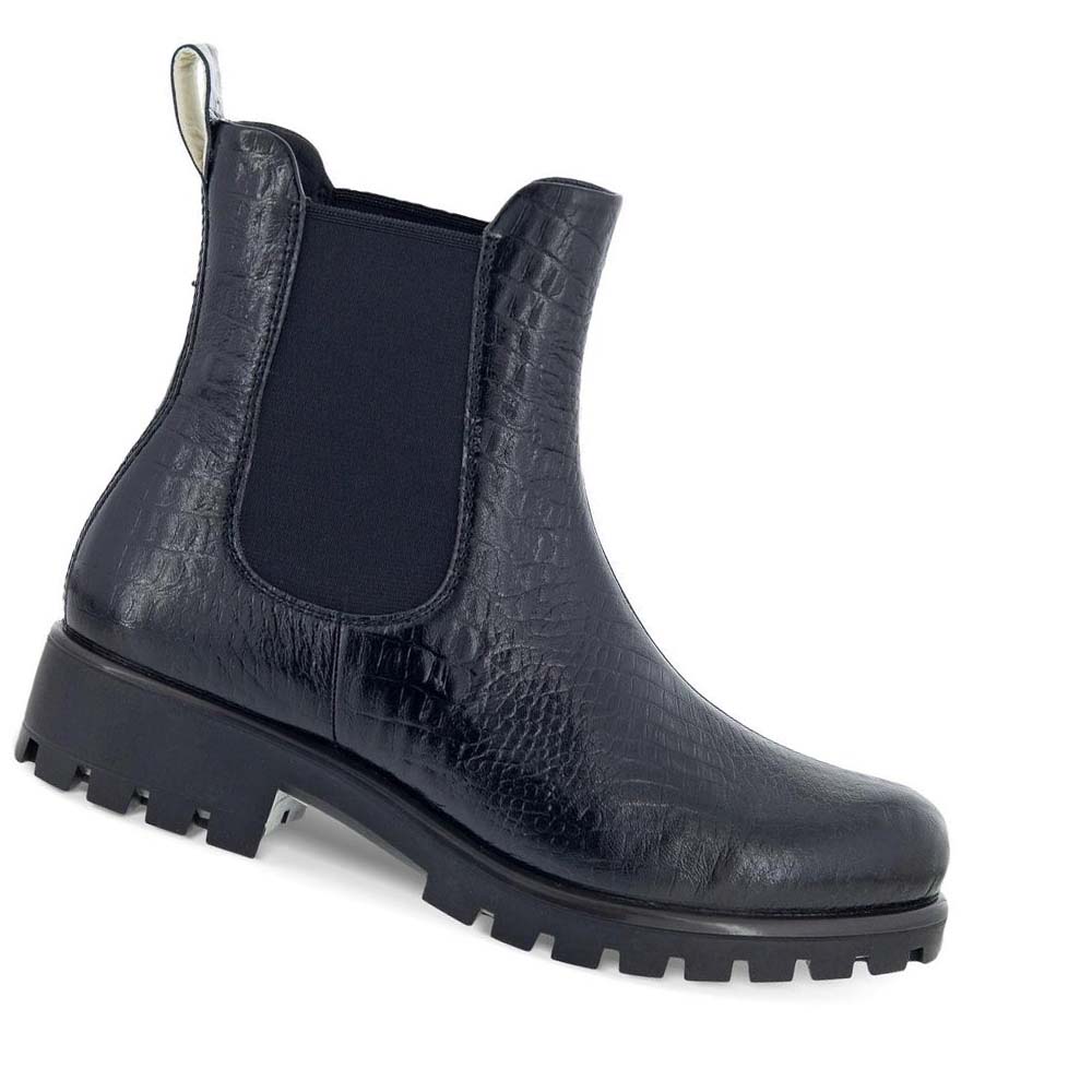 Botas Ecco Modtray Chelsea 2.0 Mujer Negros | México 87RVD