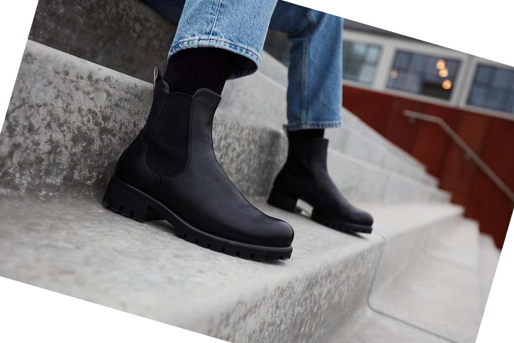 Botas Ecco Modtray Chelsea Mujer Negros | México 88EBC