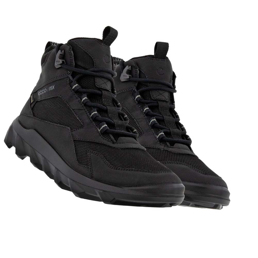 Botas Ecco Mx Mid Gtx Mujer Negros | México 841RVD