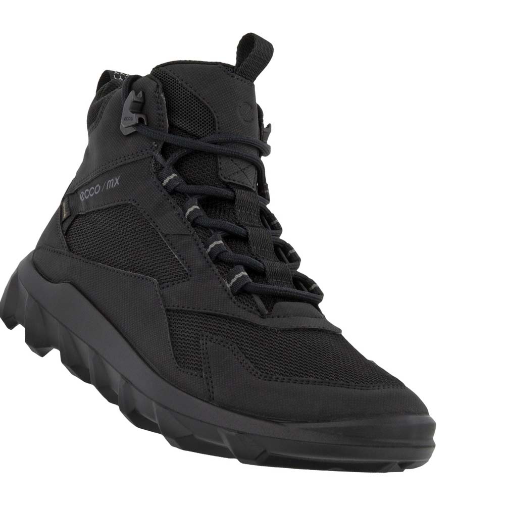 Botas Ecco Mx Mid Gtx Mujer Negros | México 841RVD