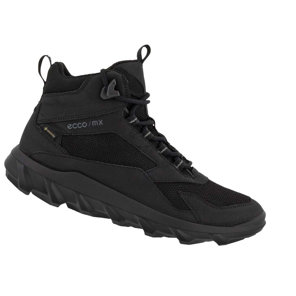 Botas Ecco Mx Mid Gtx Mujer Negros | México 841RVD