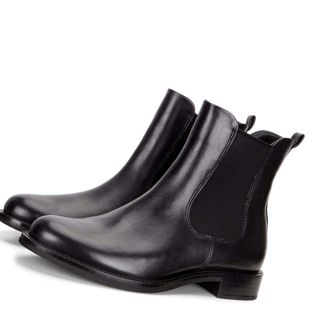 Botas Ecco Sartorelle 25 Chelsea Mujer Negros | México 83ILH